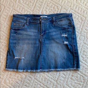 Kensie mini Jean skirt